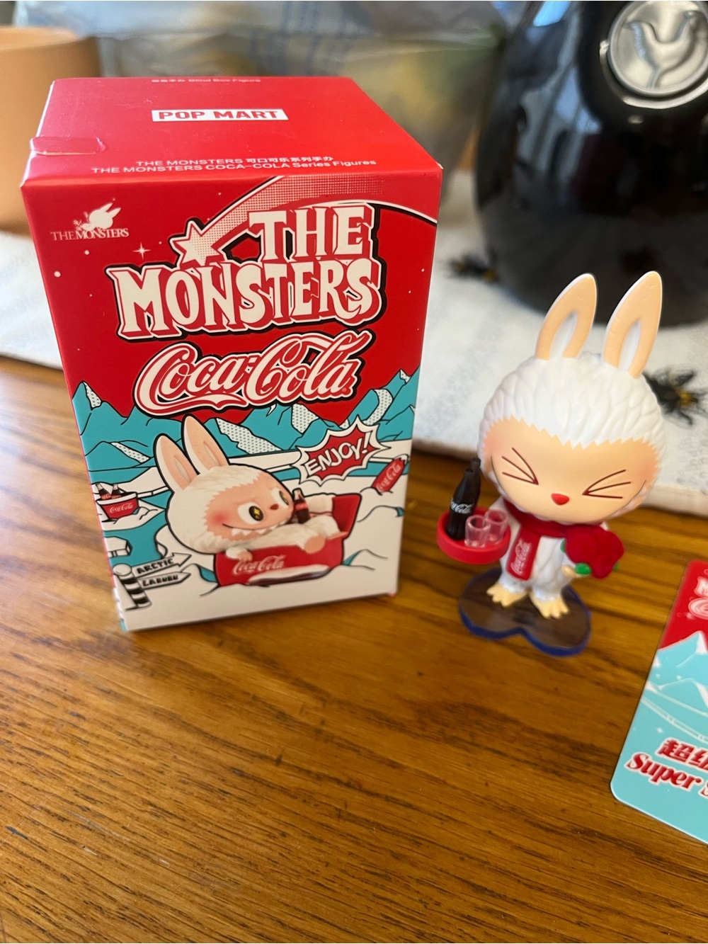 The Monsters Coca-Cola White Bunny Collectible Figure confirmed